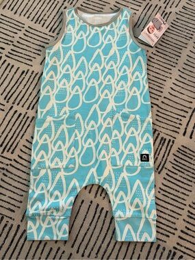 Rags Raindrop Print Romper